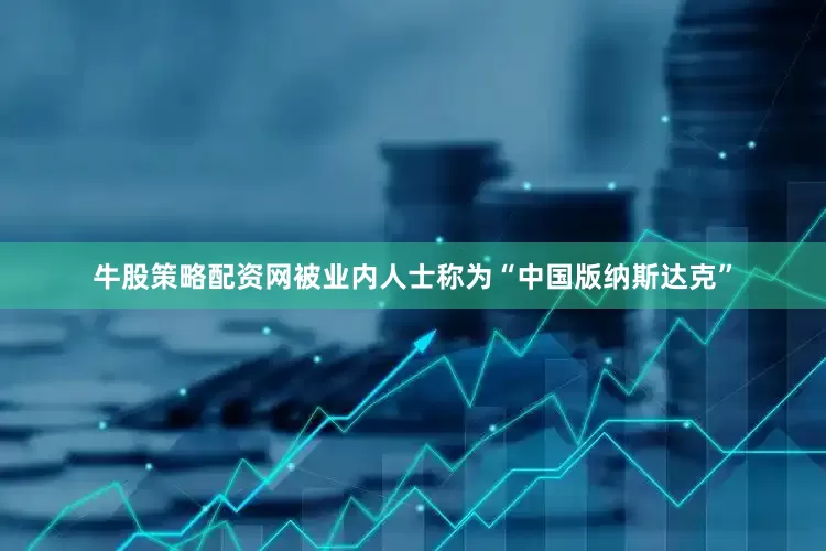 牛股策略配资网被业内人士称为“中国版纳斯达克”
